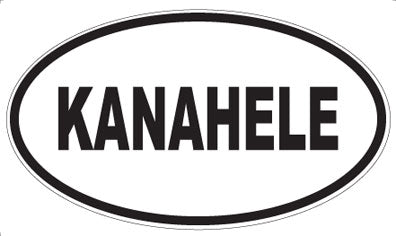KANAHELE - Oval Magnet