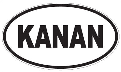 KANAN - Oval Sticker