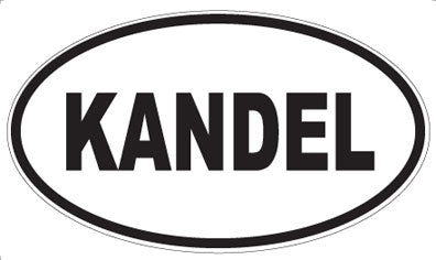 KANDEL - Oval Sticker