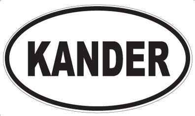 KANDER - Oval Magnet