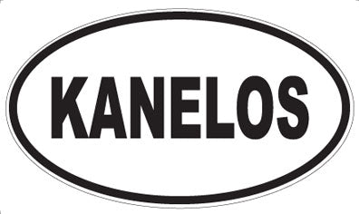 KANELOS - Oval Sticker