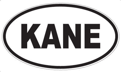 KANE - Oval Magnet
