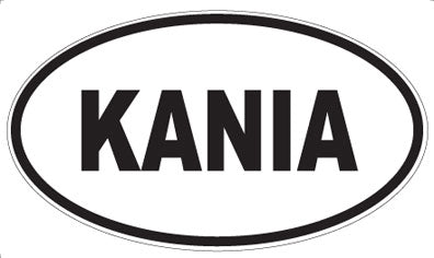 KANIA - Oval Magnet