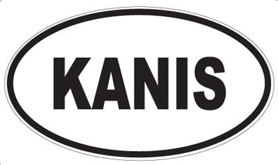 KANIS - Oval Magnet