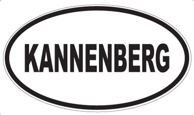 KANNENBERG - Oval Magnet