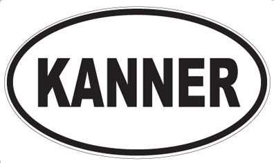 KANNER - Oval Magnet