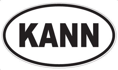 KANN - Oval Magnet