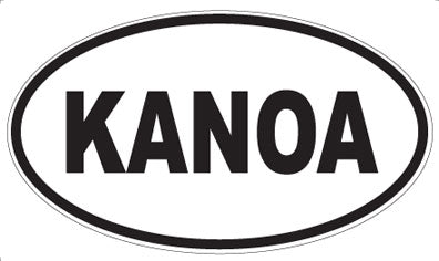 KANOA - Oval Sticker