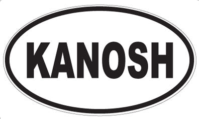 KANOSH - Oval Sticker