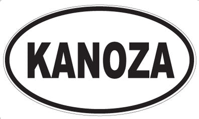 KANOZA - Oval Sticker
