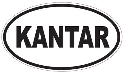 KANTAR - Oval Sticker