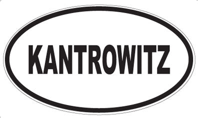 KANTROWITZ - Oval Magnet