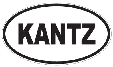 KANTZ - Oval Magnet