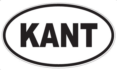 KANT - Oval Magnet