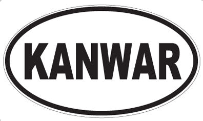 KANWAR - Oval Sticker