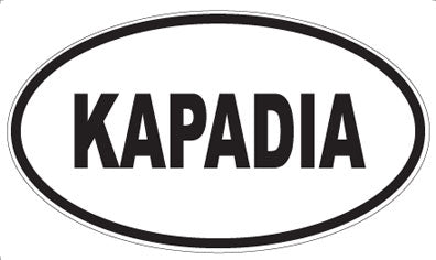 KAPADIA - Oval Sticker