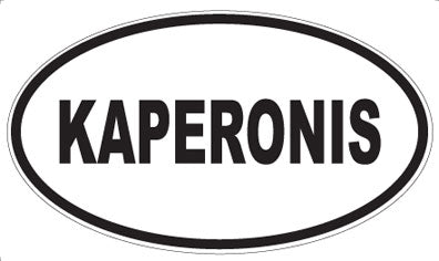 KAPERONIS - Oval Magnet