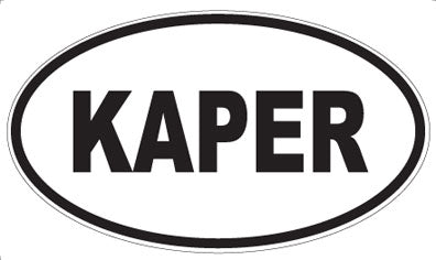 KAPER - Oval Magnet