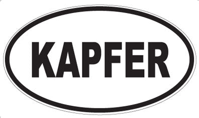 KAPFER - Oval Magnet