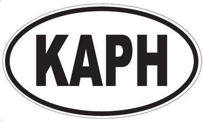 KAPH - Oval Sticker