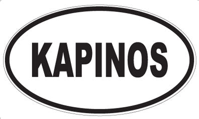 KAPINOS - Oval Magnet
