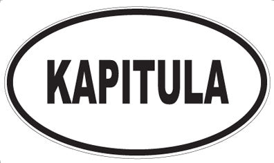 KAPITULA - Oval Magnet