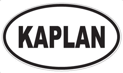 KAPLAN - Oval Magnet