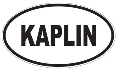 KAPLIN - Oval Magnet