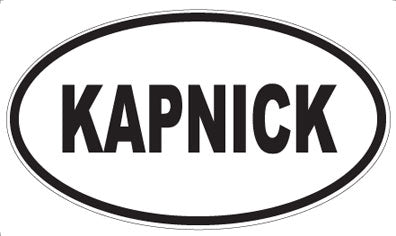 KAPNICK - Oval Magnet