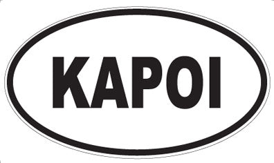 KAPOI - Oval Sticker