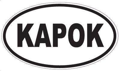 KAPOK - Oval Magnet