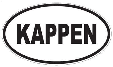 KAPPEN - Oval Magnet