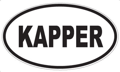 KAPPER - Oval Magnet