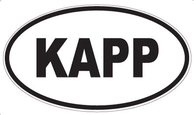 KAPP - Oval Magnet