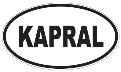 KAPRAL - Oval Sticker