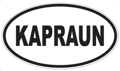 KAPRAUN - Oval Sticker