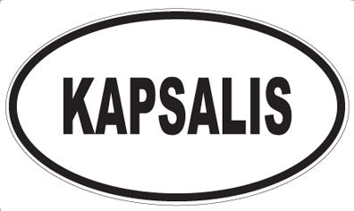 KAPSALIS - Oval Magnet