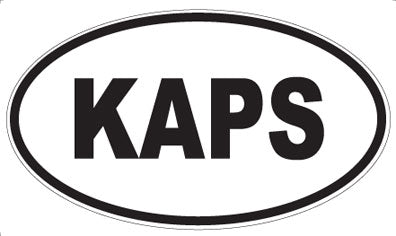 KAPS - Oval Magnet