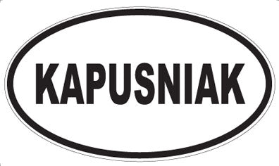 KAPUSNIAK - Oval Magnet