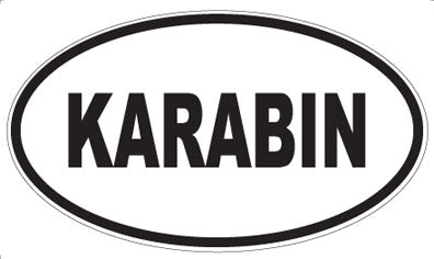 KARABIN - Oval Magnet