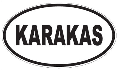KARAKAS - Oval Sticker