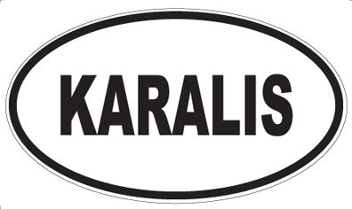 KARALIS - Oval Magnet