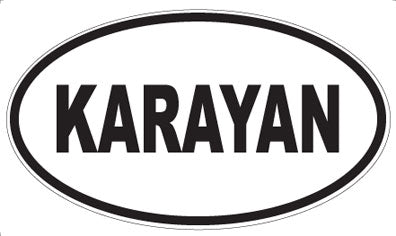 KARAYAN - Oval Magnet
