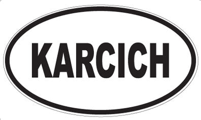 KARCICH - Oval Magnet