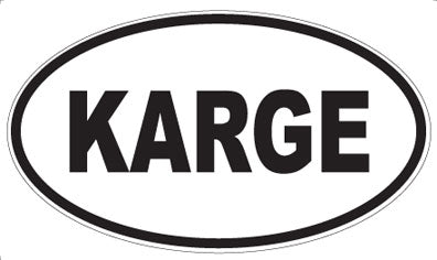 KARGE - Oval Magnet