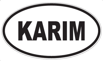 KARIM - Oval Magnet