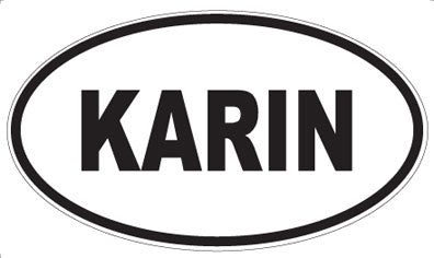 KARIN - Oval Magnet