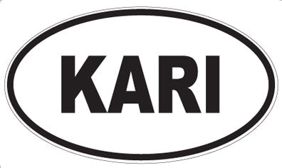 KARI - Oval Magnet