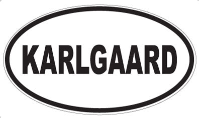 KARLGAARD - Oval Magnet