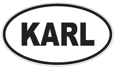 KARL - Oval Magnet
